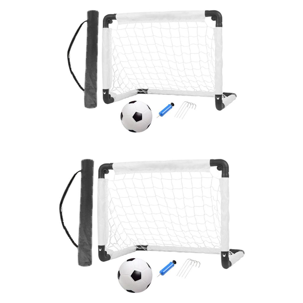 Portable Kids Soccer Goal Nets Practice with Ball Kindergarten S