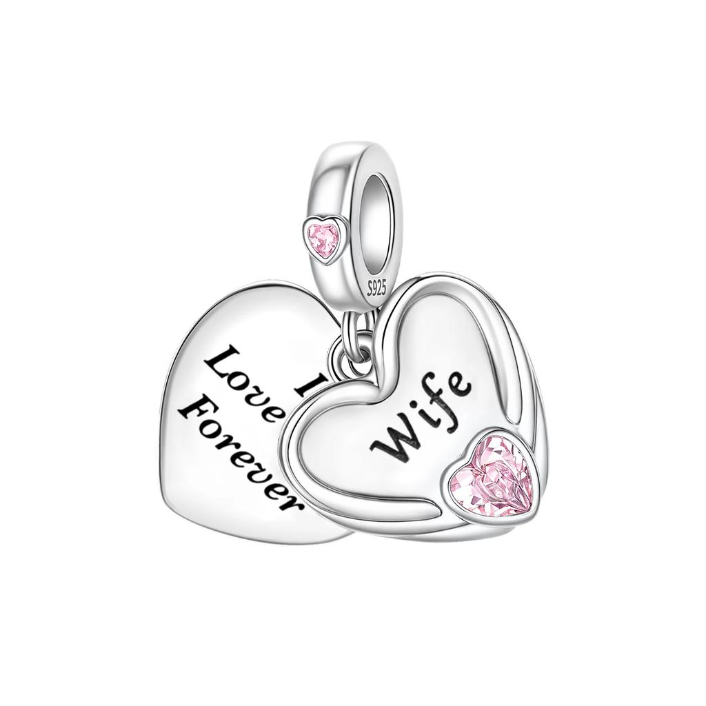 Copper Full Series Of A-Z Letters Pendant Charms For Originalbracelet Charm Necklace Diy Female Jewelry