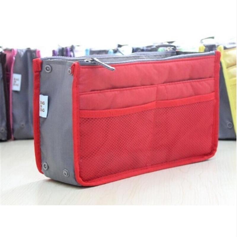 Large Storage Bag Travelling Bag Insert Liner Cosmetic Bag Hot Women Purse Handbag Organizer Travel