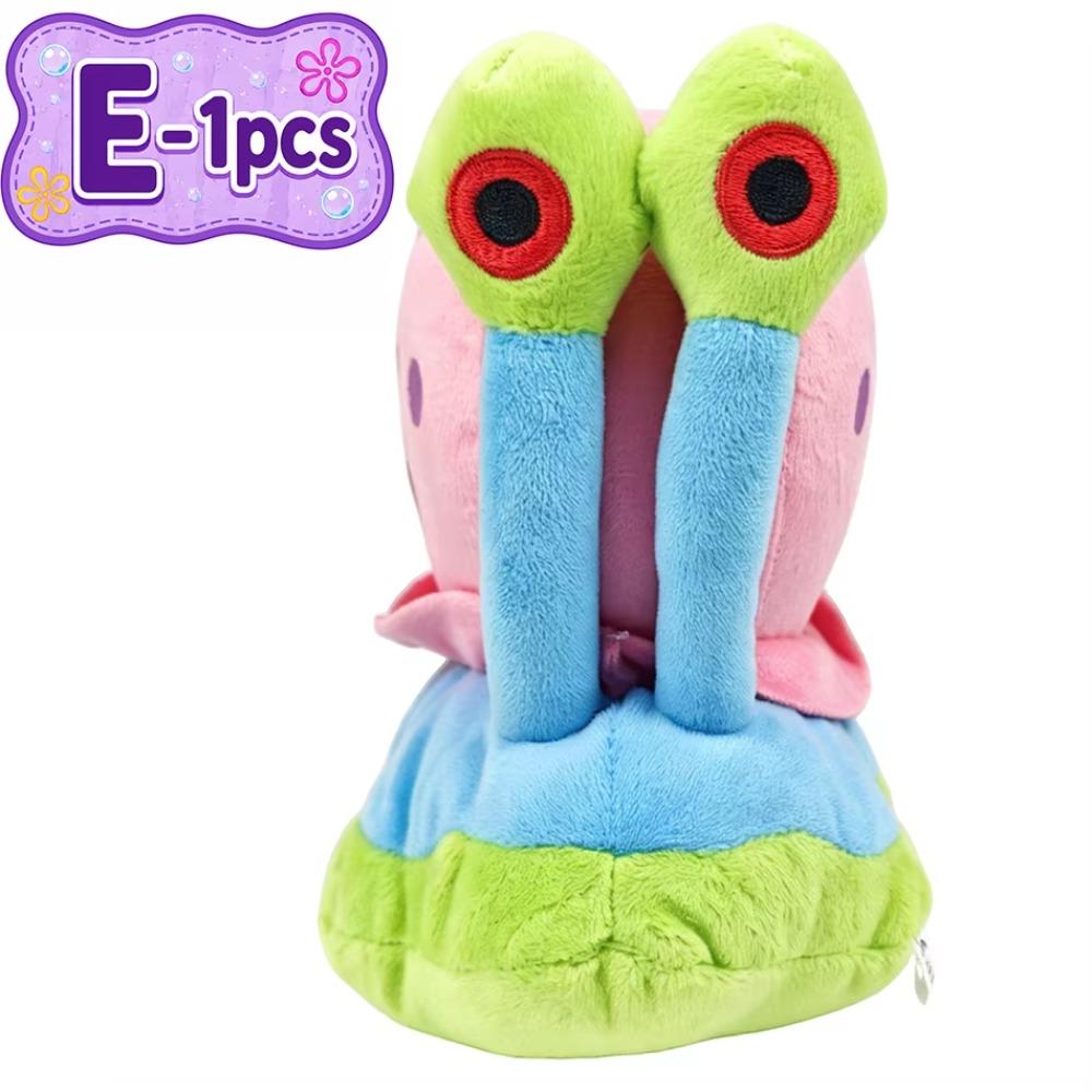2027 Spongebob Patrick Star Eugene H. Krabs Gary the Snail Plush Toy Throw Pillow Halloween Decorations Birthday Gift Boy