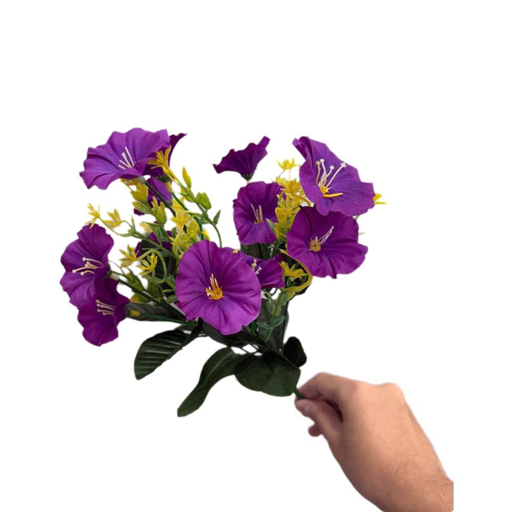 

Handmade Craft Artificial Flowers Trumpet Flower Festival Party Supplies Fake Flowers Floral DIY Artificial Morning Glory фиолетовый