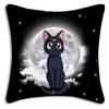 1PC Cute M-shaped Moon Pillowcase Cartoon Sofa Decoration Home Double-sided Printing Cute Square Cushion Pillowcase