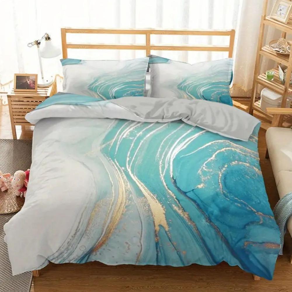 Fashion Technology Printing, 3D Digital Printing, Bedding, Duvet Covers, Pillowcases, Three-piece Sets