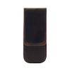 Retro Genuine Leather Zipper Closure Fashion Durable Pencil Drawer Organizer Crazy Horse Cowhide Pen Storage Three Pen Case Bag