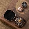 Zinc alloy incense cone holder Retro hollow-out incense burner sandalwood censer Aromatherapy Ornament for Spa Meditation Yoga
