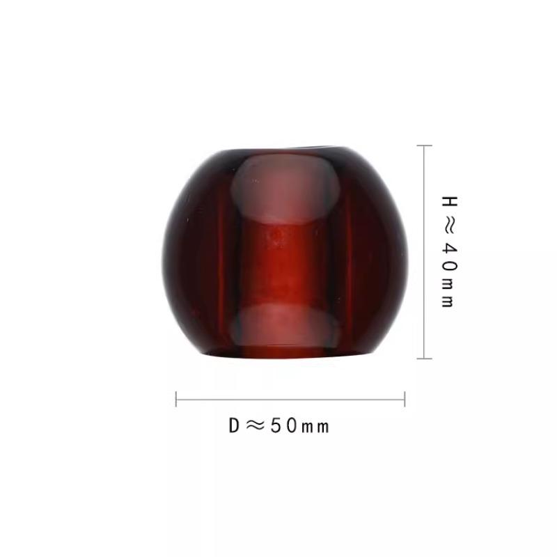 

Brown Glazed Paperweight New Stationery Elegant Desktop Decoration Tea Room Cover Holder Incense Is Inserted Teaware Accessories коричневий