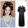 Vintage Headwear Hanfu Wig Headband Long Hanfu Cosplay HairPieces Chinese Ancient Wig  Women