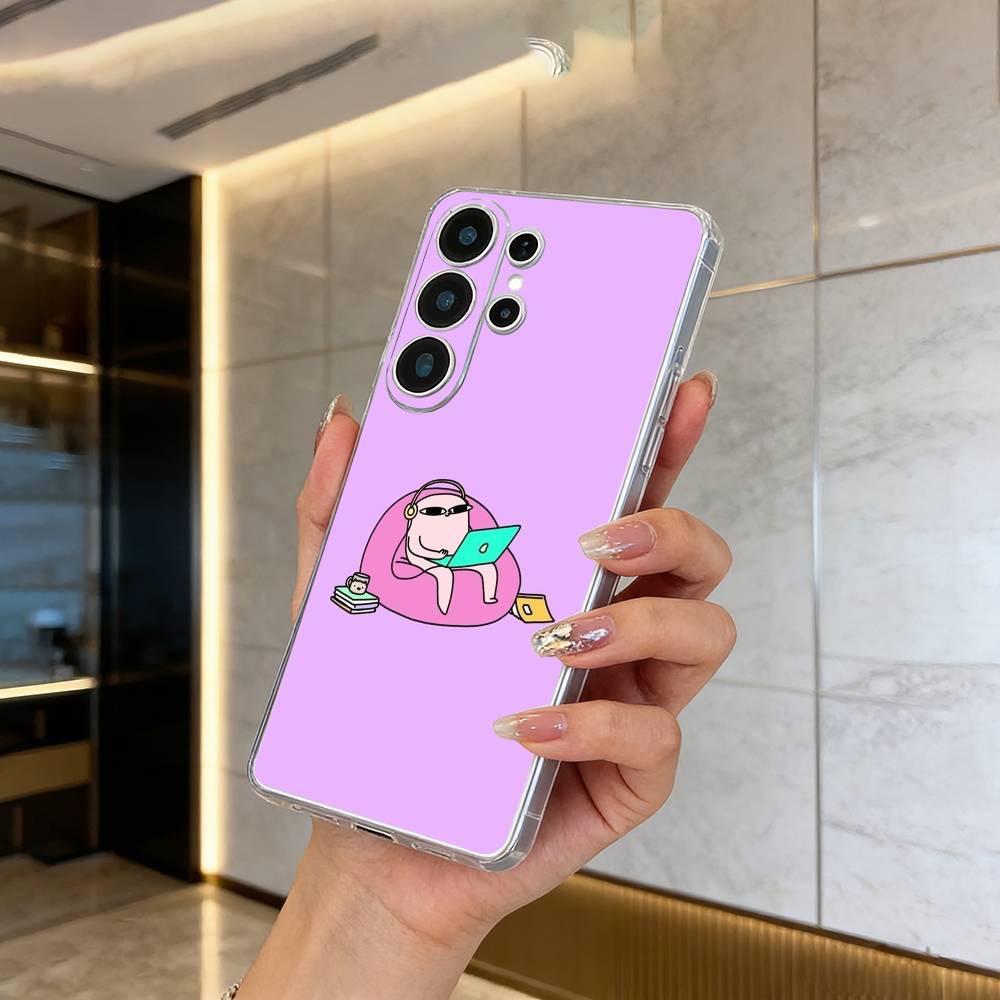 

C-Cartoon- Ketnipz Cute Phone Case For Samsung S25,S24,S21,S22,S23,S30,Ultra,S20,Plus,Fe,Lite Transparent Cover Samsung S30plus5G