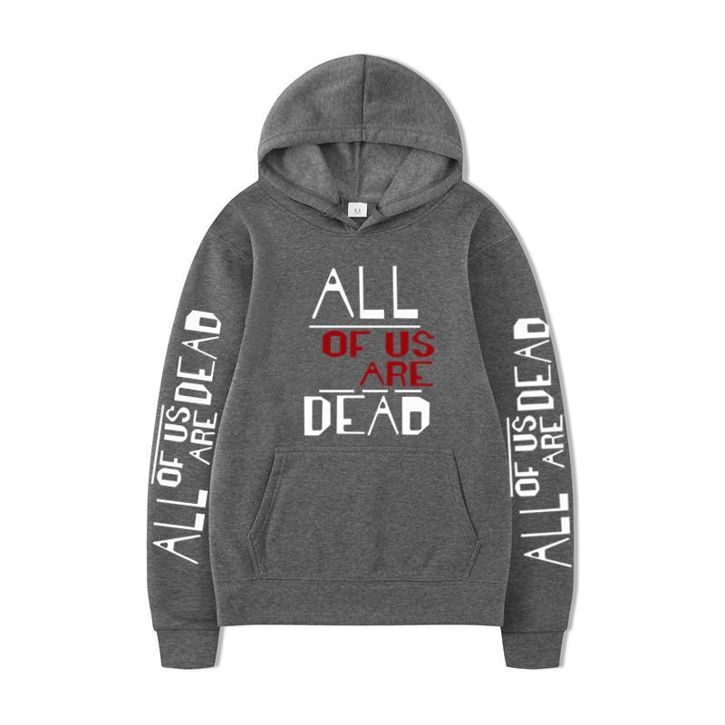 All of Us Are Dead Korean Drama Print Men's Hoodie Vintage Unisex Pullover Men Graphic Hoody Tops Oversize Clothing