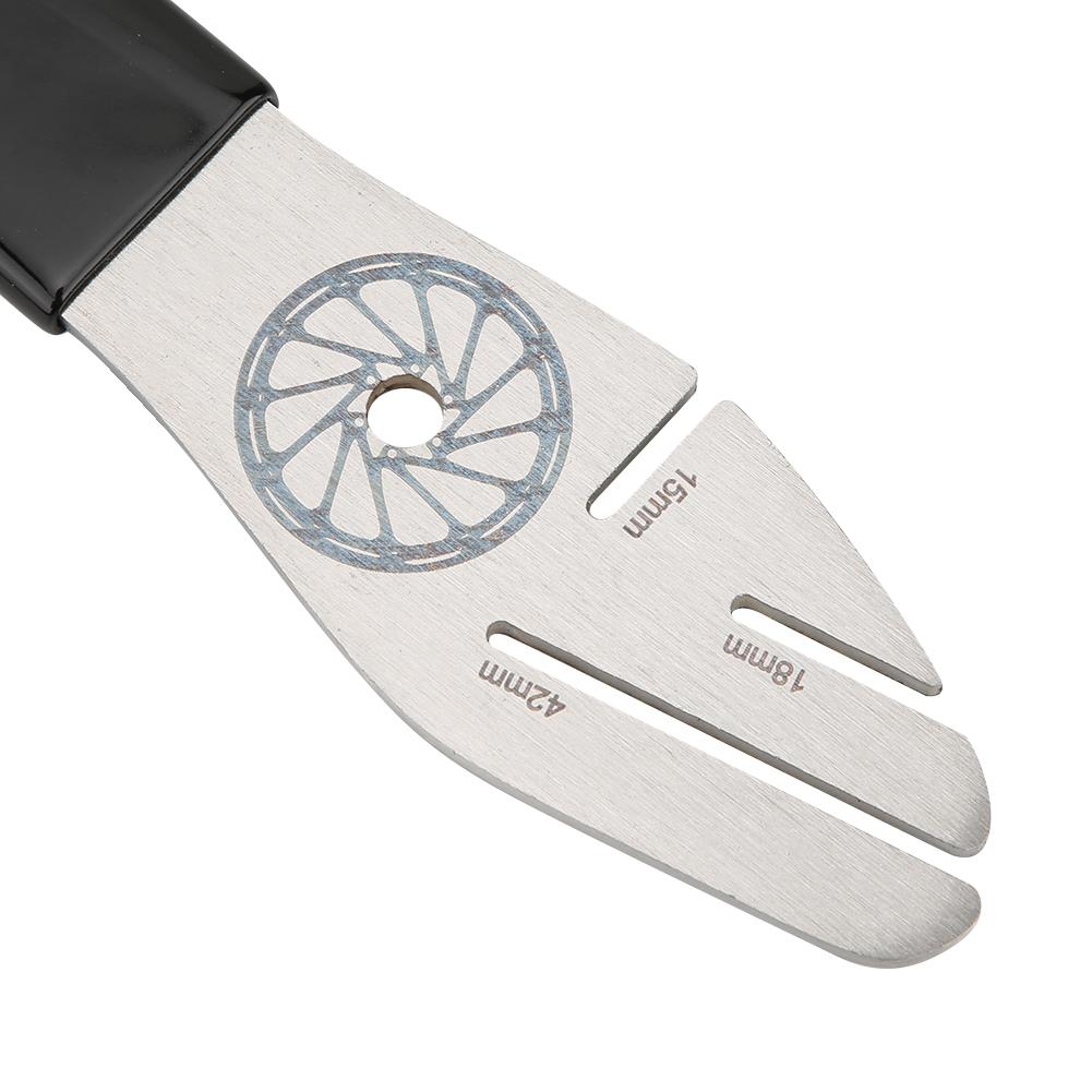 Stainless Steel Bike Brake Disc Brake Pad Repairing Adjustment Truing Tool Adjusting Wrench