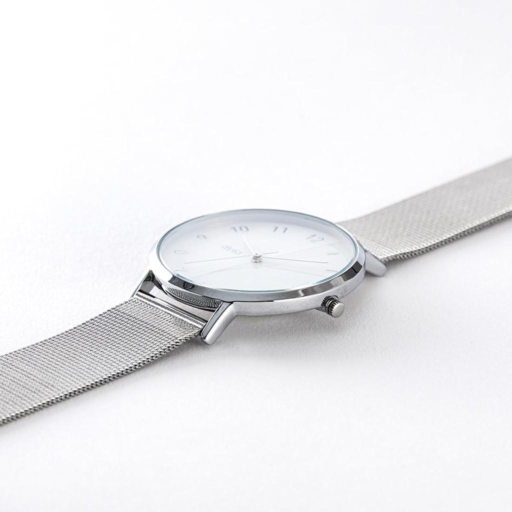 Klon Watch Connection Halfshell Latter Silver Mesh 38mm
