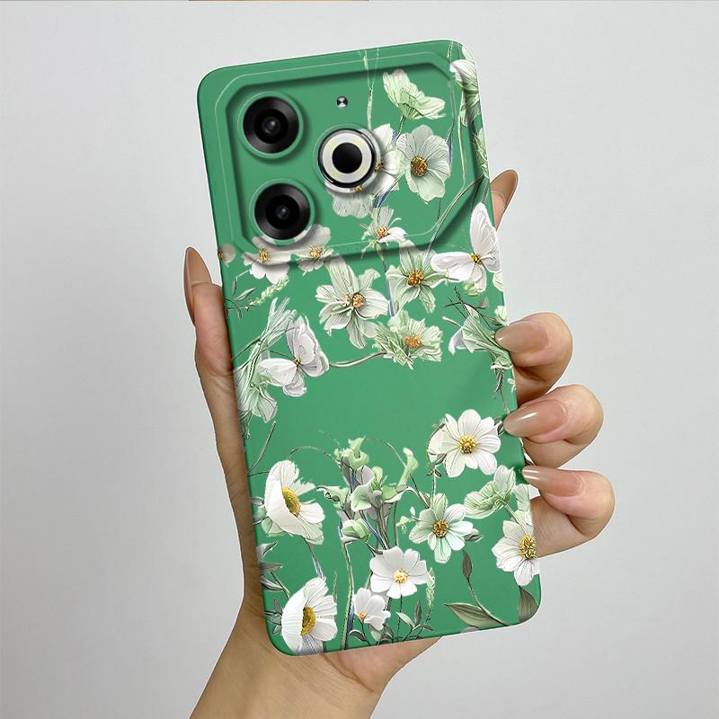 Per Tecno Pova 6 Neo Custodia POVA6NEO Silicone TPU Morbida Custodia per Telefono Verniciata Stampata Antiurto Protettiva Cover Posteriore