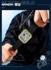 Sanda Astronaut Square Large Screen Unisex Multifunctional Watch with Detachable Strap