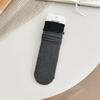 Color-Block Ruffle Crew Socks for Women, Spring/Autumn Absorbent Cotton, Japanese Trendy Loose Fit