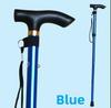 Elderly Trekking Pole Lightweight Foldable Aluminum Alloy Adjustable Length 4-Section Climbing Walking Hiking Travel Plastic