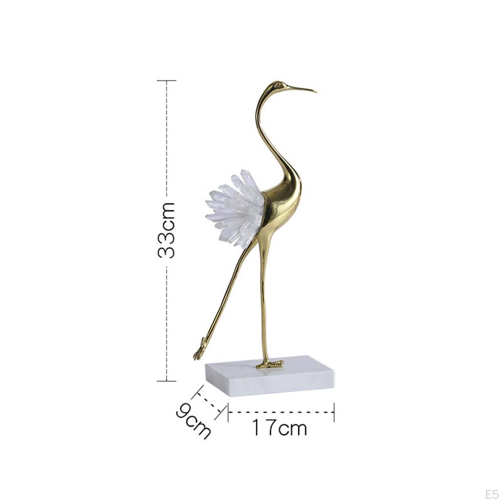 Messing Statue Moderne Luxus Vogel Figur Skulptur Ornament für Regale Schrank Wohnzimmer Schlafzimmer