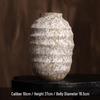 Jingdezhen Designer Wabi-Sabi Ceramic Flower Vase - Ornament Pottery Jar for Hydroponic Flowers and B&B Décor
