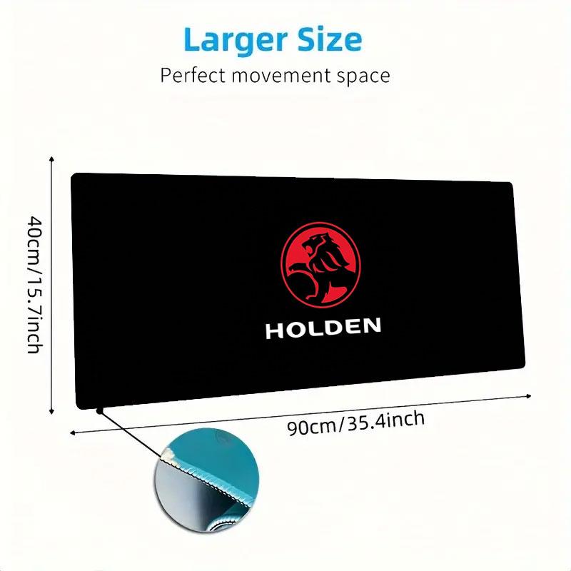 Holden Lion Emblem Large Size Mouse Pad Large Gaming Table Cushion Nonslip Laptop Tablet Big Mousepad Xxl Mat Mini Pc Playmat With Lock Edge
