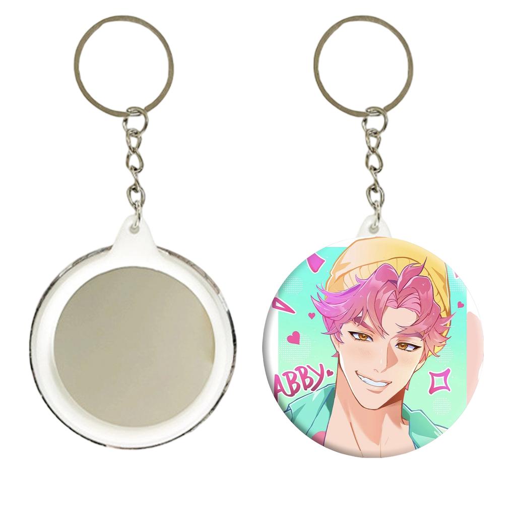 Boys Anime Pendant Keychain Holder Car Keychain Mobile Phone Bag Pendant Cute Kawaii