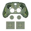 PlayVital Stellar Mecha Silicone Protective Cover for Xbox Elite Series Grip Protector with 2 Thumb Grip Caps and Mechanical Green 2, Non-Slip