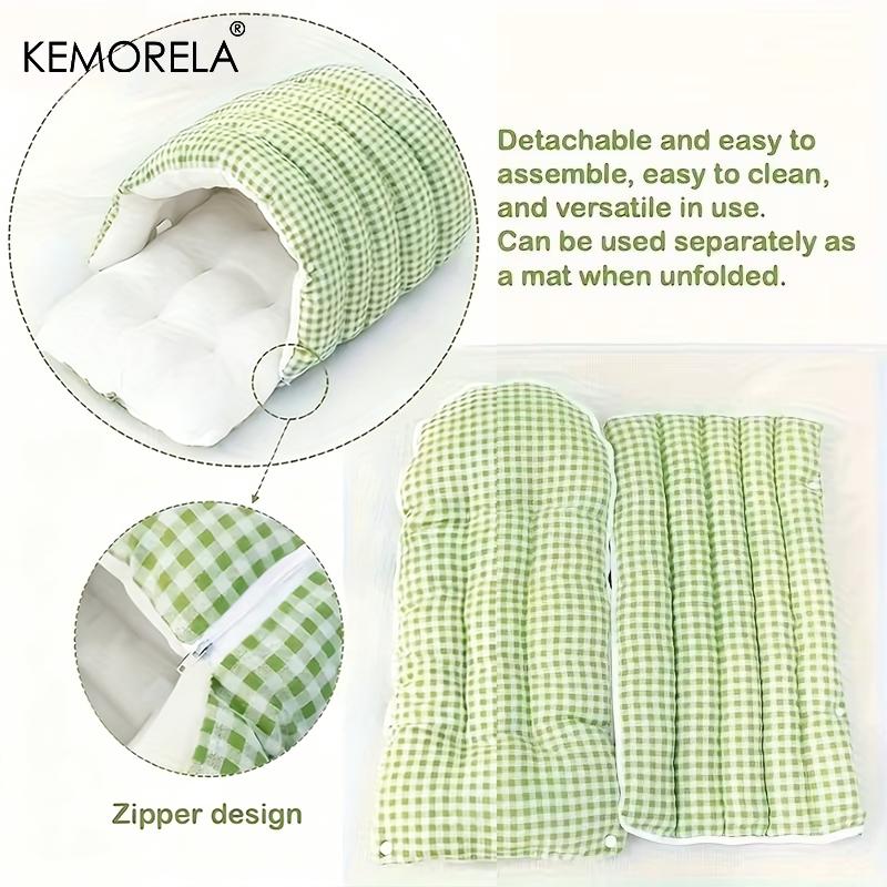  New Fuzzy for cat Sleeping Bag - All-Enclosed Removable Multi-Use for cat Bed Winter Warmth Washable For Cat Dog Rest