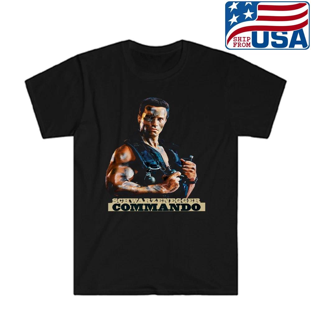 

Arnold Schwarzenegger Commando Men s Black Size S to 5XL 3XL