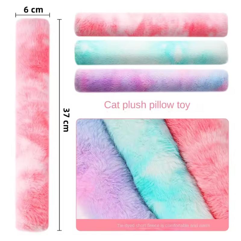 New Interactive Cat Chew Toys Kitty Kick Sticks Soft Plush Catnip Toy Durable Cat Kick Toy for Teeth Cleaning and Indoor Playing