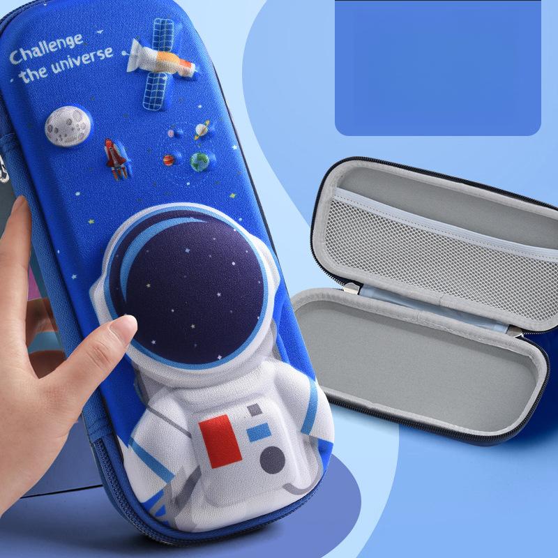 EVA Pencil Case Stationery Box Pencil Box Gift 3D Cartoon Elementary School Students Children Training Tutoring