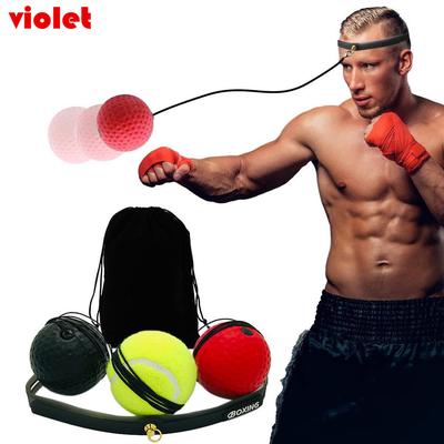 1* Boxing Punch Exercise Fight Ball With Head Band For Reflex Speed Training New