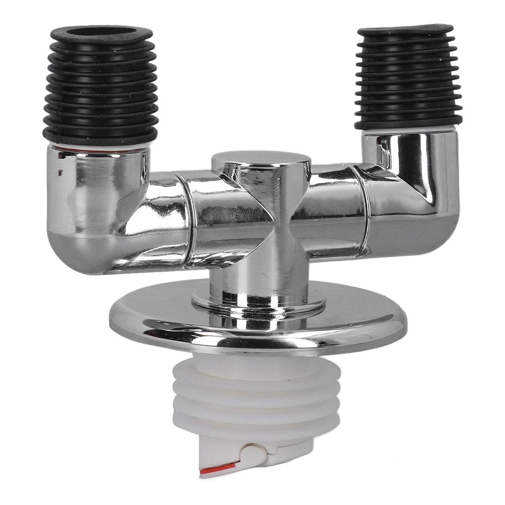 3 Way Hose Splitter Odor Prevention ABS High Toughness Improve Drainage Efficiency Washing Machine