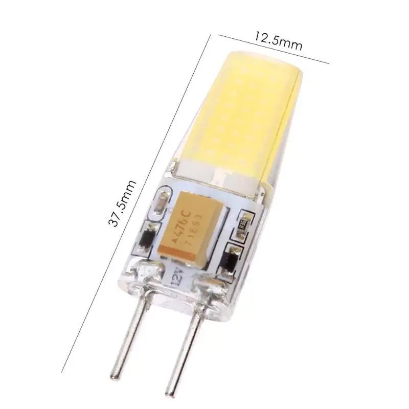 10X GY6.35 LED Silicone Lamp 5W Spotlight Replace Energy Saving Light 6500K Clear Bulb 4000K Beam Home House Living Room Bedroom