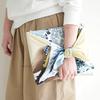 Furoshiki 70cm (Size 2), Bento Lunch Cloth, Ukiyo-e The Great Wave off Kanagawa, Stylish Japanese Pa