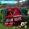 Custom Name Blanket Houston-Texans Artwork Blanket Bedding Blanket for Travel, Camping, Living Rooms, Offices, Sofas, Fan Christmas gift
