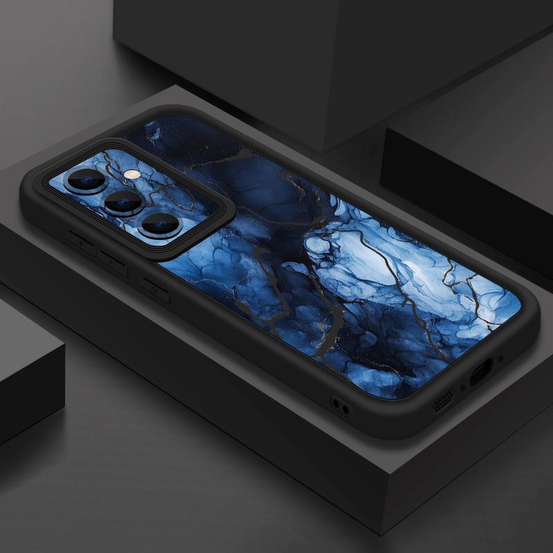 Colorful Marble Print Case For Samsung A57 A37 A27 A17 S26 Ultra S25 FE A56 A36 A26 A16 A55 A35 A25 A15 A54 5G S21 S22 S23 S24 Plus Shockproof Cover