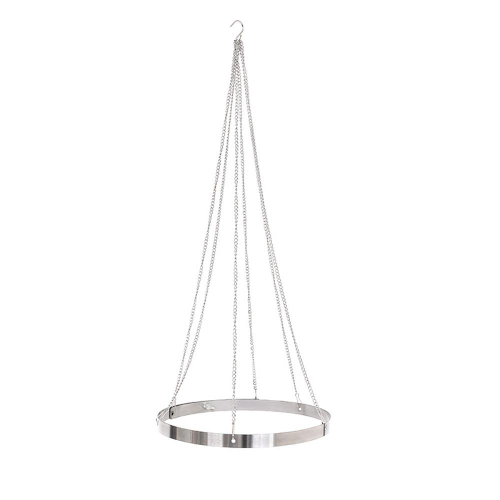 Metall Deckenvorhang Aufhängungsring-Kit Rostfrei DIY Vorhänge Hochzeit Deckenvorhang Ring Schmiedeeisen Abnehmbare Kette