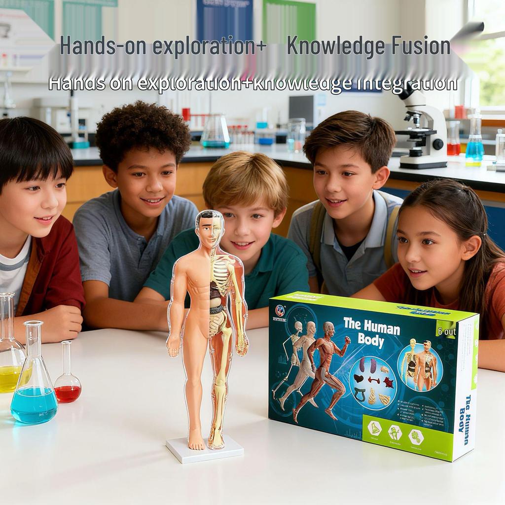 Detachable Human Skeleton Model Educational Toy for Kids
