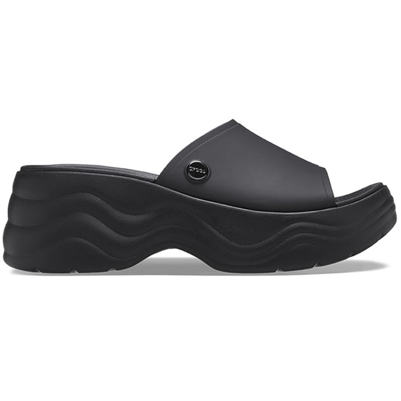 Crocs EVA Skyline Slide Sandals 'Black' Women's