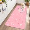 Jigglypuff Flannel Rug Kitchen Mat Non Slip Floor Carpet Soft Home Room Decor