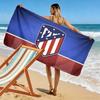 Club Atletico De Madrid2 Print Beach Towel, Large Soft Quick Dry Towel for Beach Camping Swimming