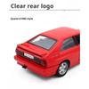 1/36 Scale Quattro 1980 Alloy Car Models Toy Diecasts Vehicles Model Doors Opened Pull Back Sport Car for Adult Collection Gifts