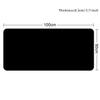 XXL Black Simple Gaming Mouse Pad Large Rubber Base Anti-slip Desk Accessories Mousepad PC Offices Gamer Keyboard Long Table Mat