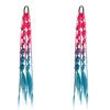 2PCS Colorful Twist Braid Bulk Lantern Braid Braided Ponytails Natural Bubble Jumbo Braid  Daily