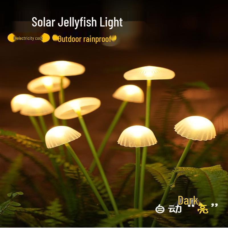 Solar Firefly Semi-Circular 6-LED Wall Light