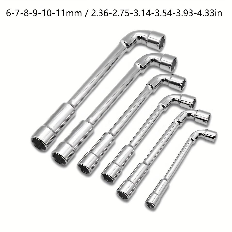 

Набір перфорованих Г-подібних торцевих ключів - Інструменти для ремонту автомобілів з шестигранними головками - Ручні інструменти механіка - Корпус із залізного сплаву Режим роботи:Механічні