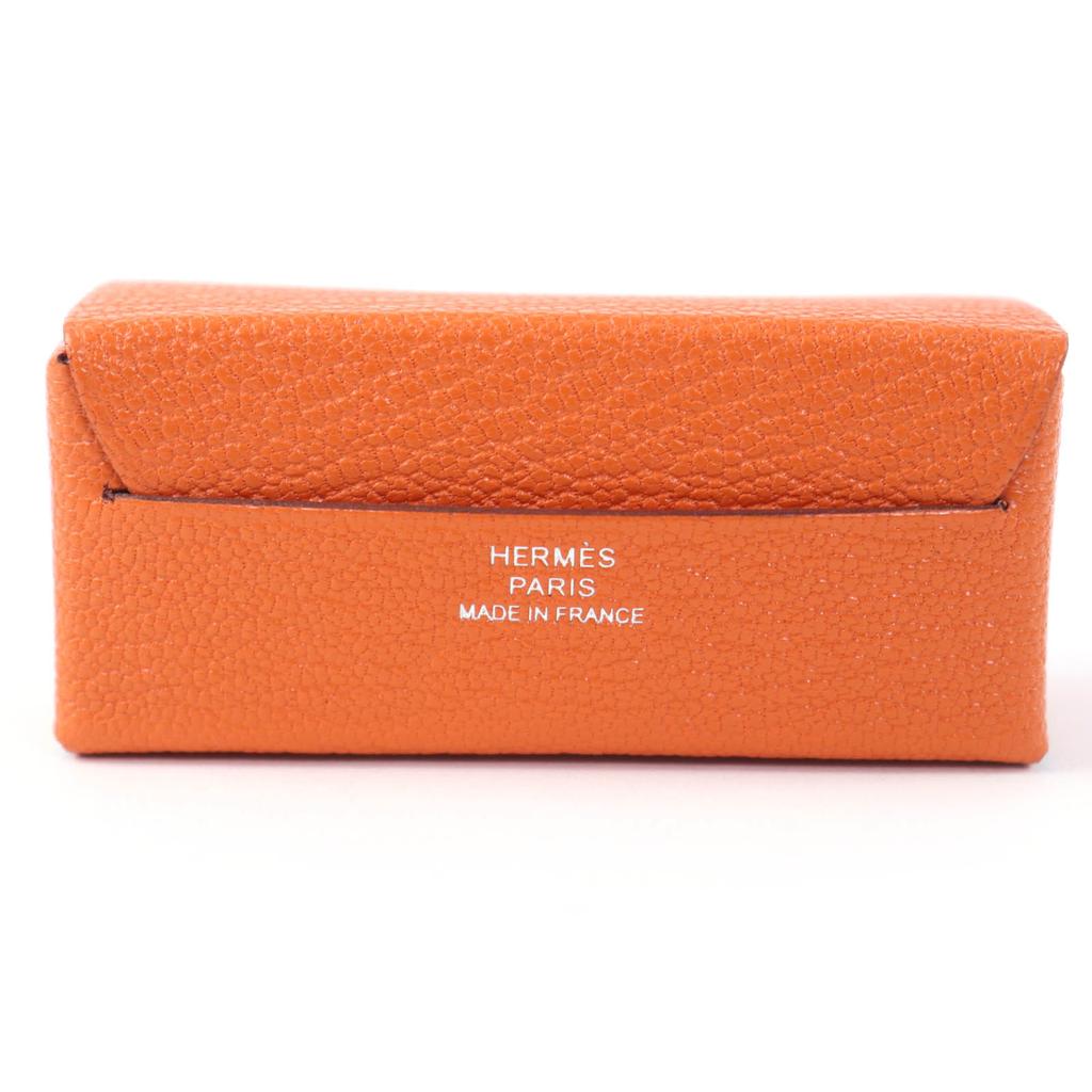 Pristine HERMES Miroir Lipstick case with mirror Shoble misol Women Used