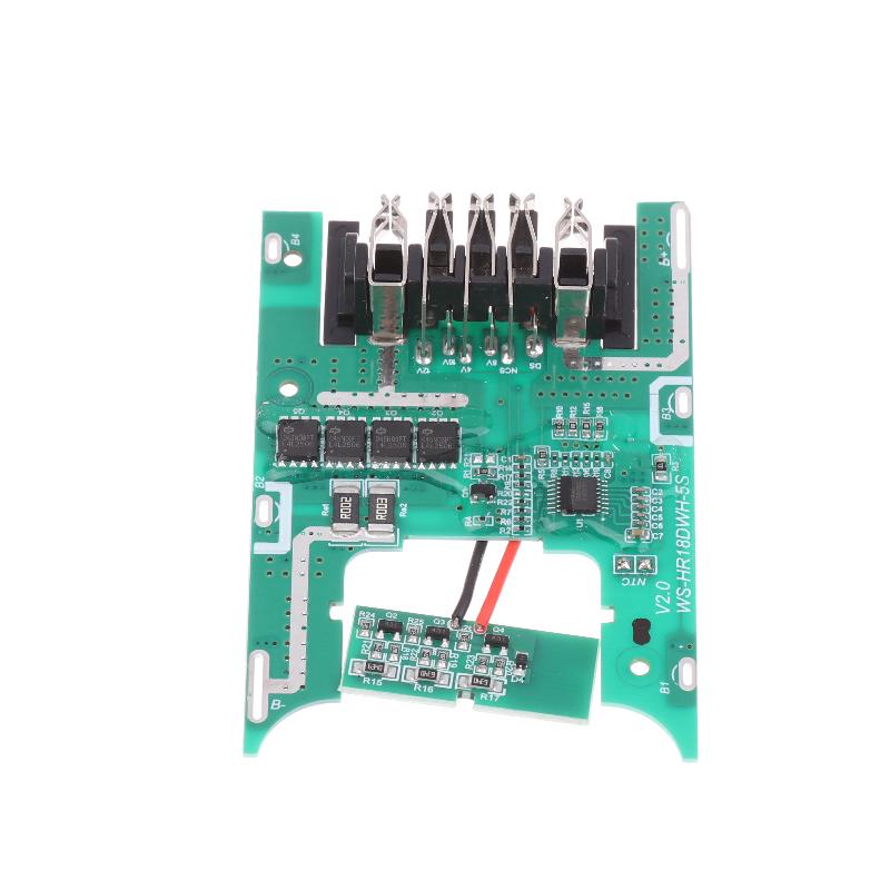 1Pcs For Dewalt 18/20V Dcb183 Dcb206 Dcb203 Dcb200 Key Led Li-Ion Battery Bms Pcba Charging Low Voltage Protection Circuit Board