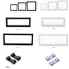Reusable Flower Plant Display Frame 3D Transparent Jewelry Storage Case  Sample Exhibition Stand