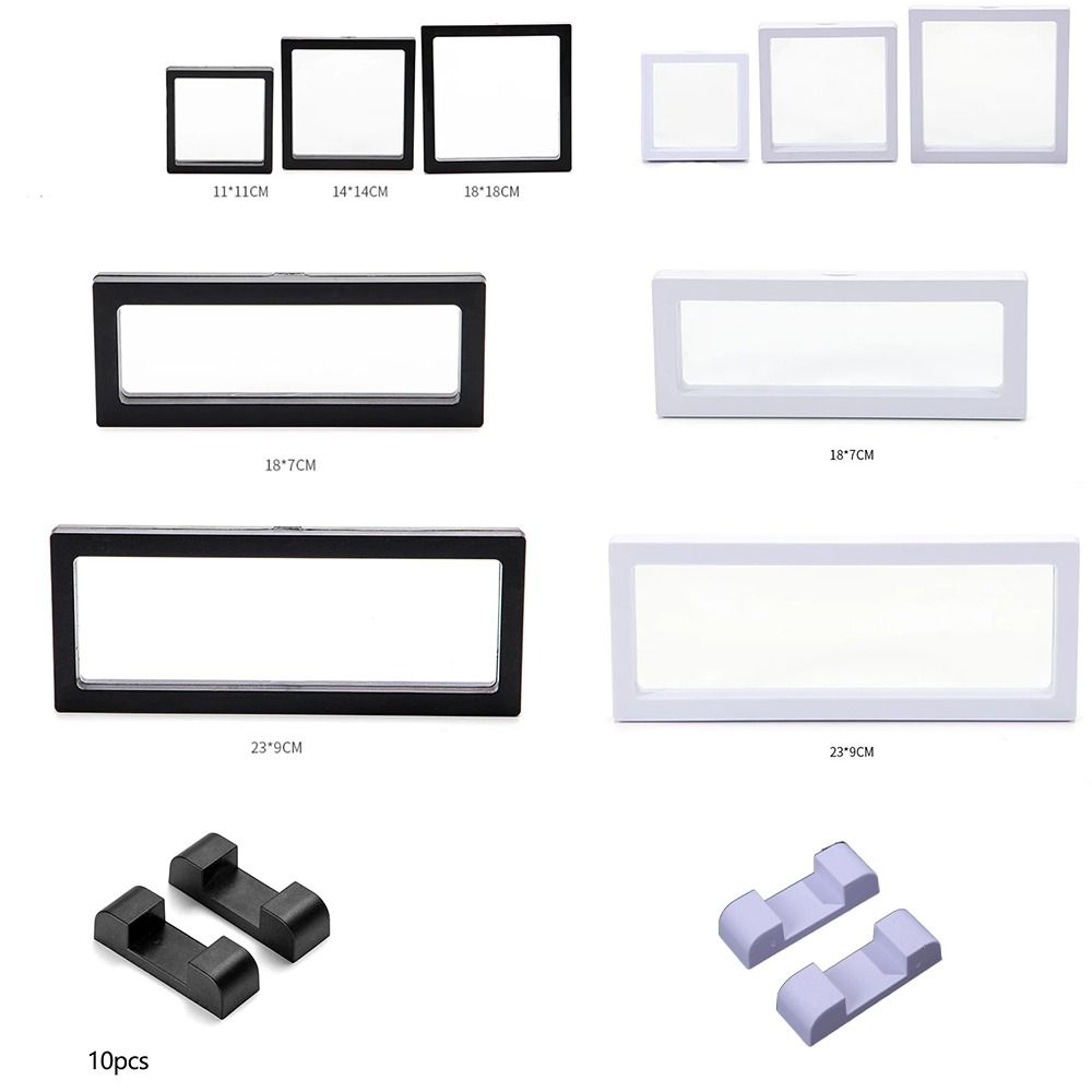 Reusable Flower Plant Display Frame 3D Transparent Jewelry Storage Case  Sample Exhibition Stand