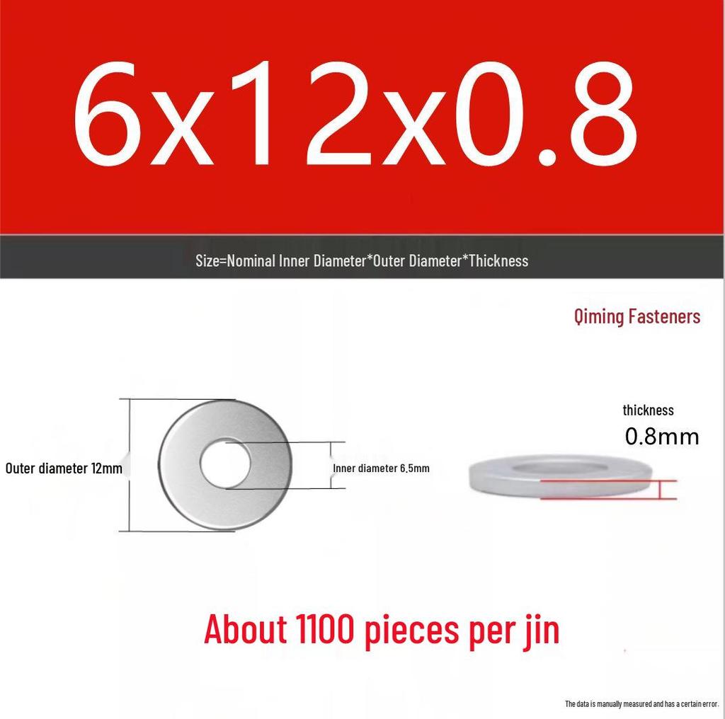 4.8 Grade Galvanized Iron Flat Washer M3-M40 Oversized Metal Screw Gasket Washer