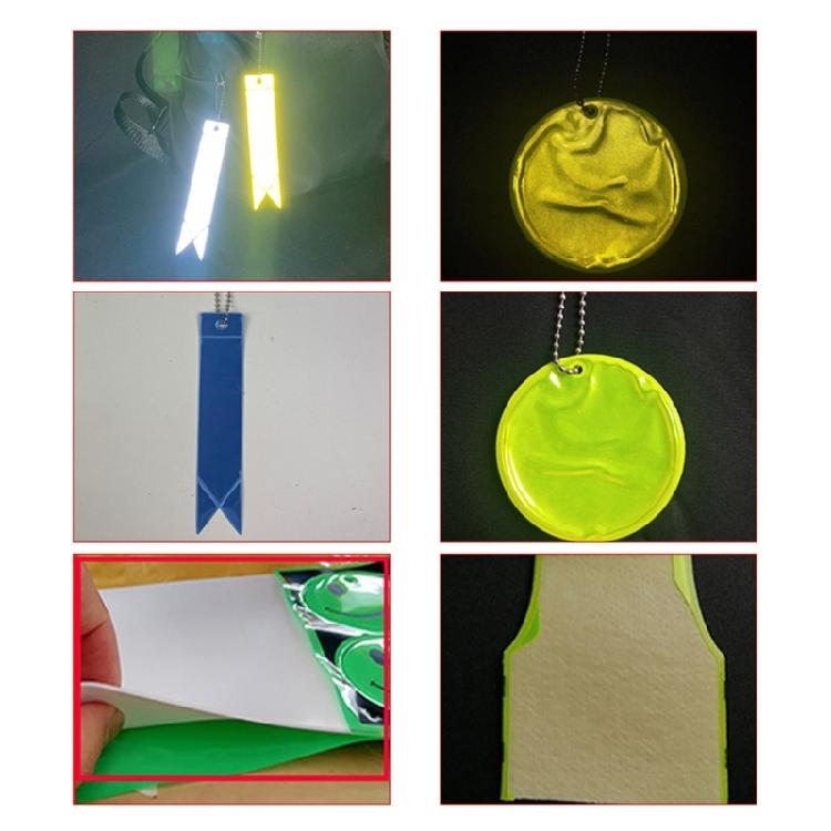 Safety Reflective Bag Pendant Hi-Visibility Adults Children Backpack Gear Bright